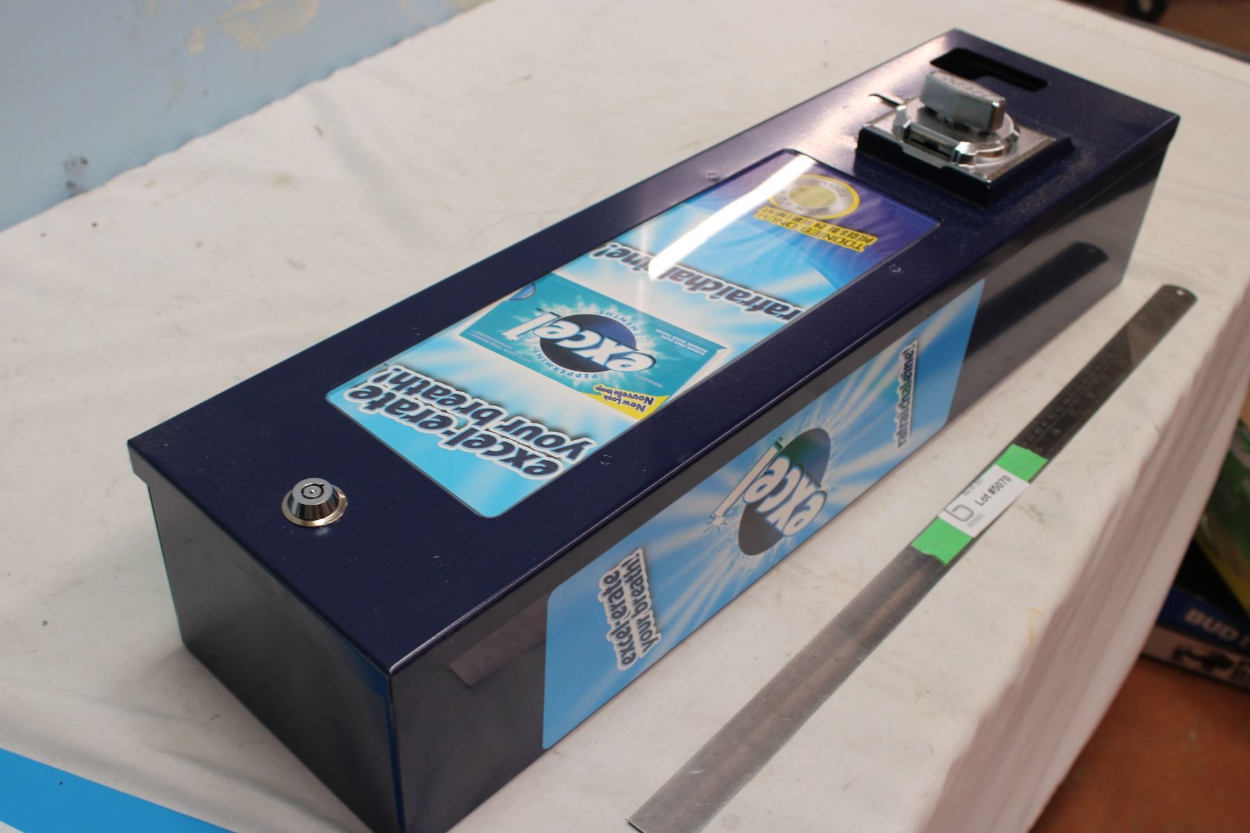 Excel Gum Dispenser With Keys 27" Tall 7" Wide