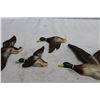 Image 3 : 5 Wall Mounted Ducks Painted Plaster Different Sizes