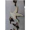 Image 5 : 5 Wall Mounted Ducks Painted Plaster Different Sizes