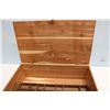Image 4 : Cedar Box Storage Box 21" x 12" x 8.5 Tall