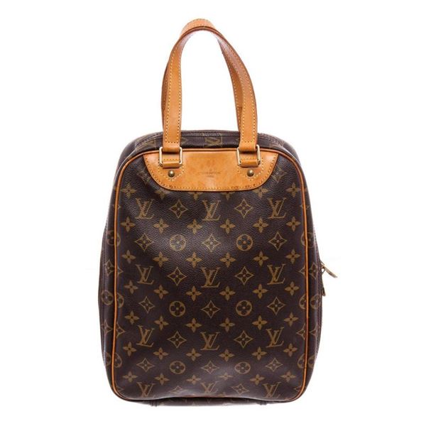 Louis Vuitton Monogram Canvas Leather Excursion Bag