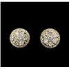 Image 1 : 2.18 ctw Diamond Earrings - 14KT Yellow Gold