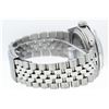 Image 5 : Rolex Mens Stainless Steel 36MM Silver Index Fluted Bezel Datejust Wristwatch