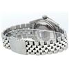 Image 6 : Rolex Mens Stainless Steel 36MM Silver Index Fluted Bezel Datejust Wristwatch