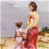 Image 2 : Pino (1939-2010), "Going Fishing" Limited Edition Artist-Embellished Giclee on C