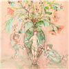 Image 2 : Edna Hibel (1917-2014), "Sprites of the Grecian Urn" Limited Edition Lithograph,