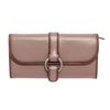 Image 1 : Michael Kors Grey Quincy Leather Flap Wallet