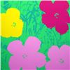 Image 2 : Andy Warhol "Flowers 11.68" Silk Screen Print from Sunday B Morning.