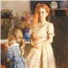 Image 2 : Pino (1931-2010), "Best Friends" Limited Edition on Canvas, Numbered and Hand Si