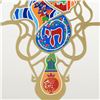 Image 2 : Raphael Abecassis, "Menorah" Limited Edition Metal Sculpture, Numbered and Hand