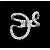 Image 2 : 0.90 ctw Diamond Ring - 14KT White Gold