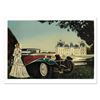 Image 1 : Robert Vernet Bonfort, "The Car" Limited Edition Lithograph, Numbered and Hand S