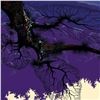 Image 2 : Eyvind Earle (1916-2000), "Purple Coastline" Limited Edition Serigraph on Paper;