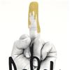 Image 2 : Padhia Avocado, "Glitter Finger" Limited Edition Silkscreen, Numbered and Hand S