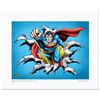 Image 1 : "Superman Fist Forward" Numbered Limited Edition Giclee from DC Comics with Cert