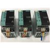 Image 1 : Lot of (3) SIEMENS 6EP1961-3BA01 SITOP MODULAR BUFFER MODULES
