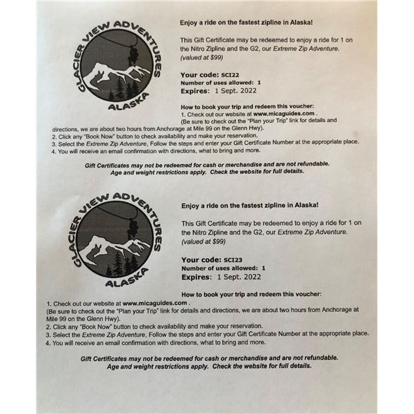 Alaska Zip Line Adventure