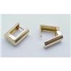 Image 2 : Gold huggie earrings