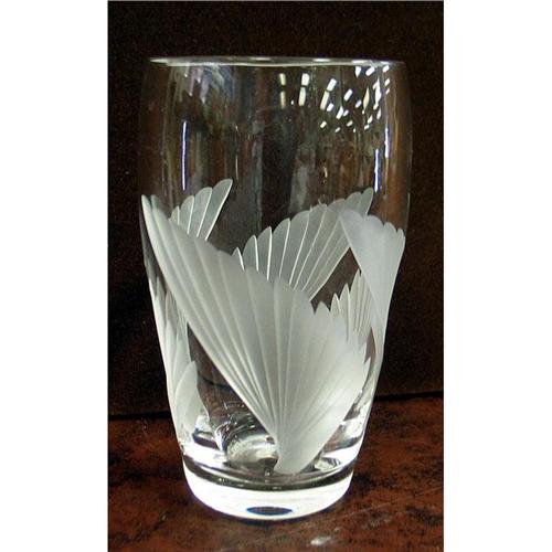Lenox cut crystal vase