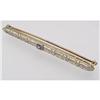 Image 1 : Vintage Bar Pin with Sapphire
