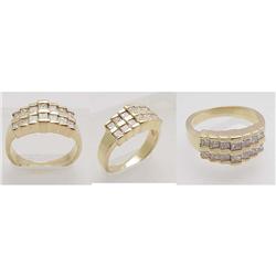 Lady's Diamond Ring Invisible Set