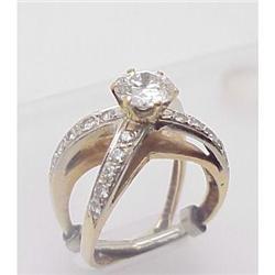 Diamond ring 1.9 ct round brilliant cut
