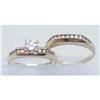 Image 1 : Diamond Bridal Set .48 cwt