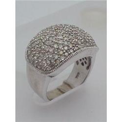 Diamond cocktail dinner Ring