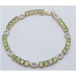 Peridot bracelet