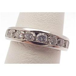 Diamond channel set band