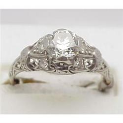 Antique diamond ring .90Ct