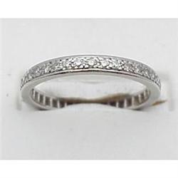 Platinum diamond eternity ring