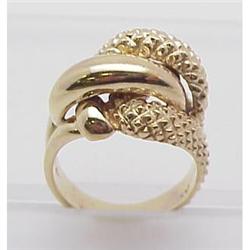 Lady's gold dome ring