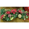 Image 1 : Xmas floral arrangment & red containers