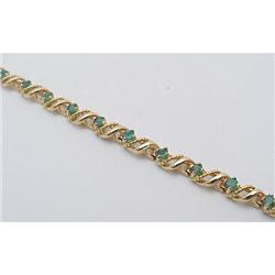 Lady's emerald bracelet