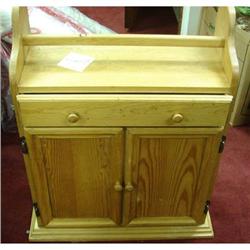 Oak hanging 2 door cabinet