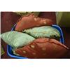 Image 1 : Box lot silk pillows with bee design