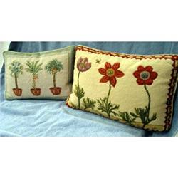 Needlepoint pillows