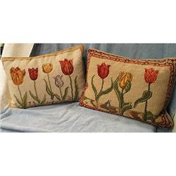 Needlepoint pillows