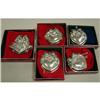 Image 1 : 5 sterling Reed & Barton Ornaments