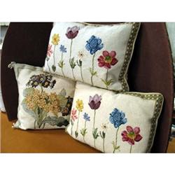 Needlepoint pillows