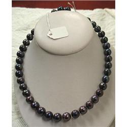Black Pearl Necklace
