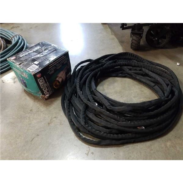 Two flex on Rapid flow high performance 100ft water hoses