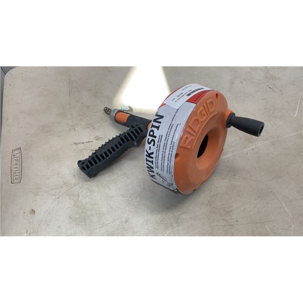 As new Ridgid drain snake