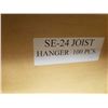 Image 2 : BOX OF TIMBER LOK 2x4 JOIST HANGERS 100PCS