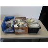 Image 1 : 3 BINS OF HARDWARE, CHAIN, SHOP SUPPLIES