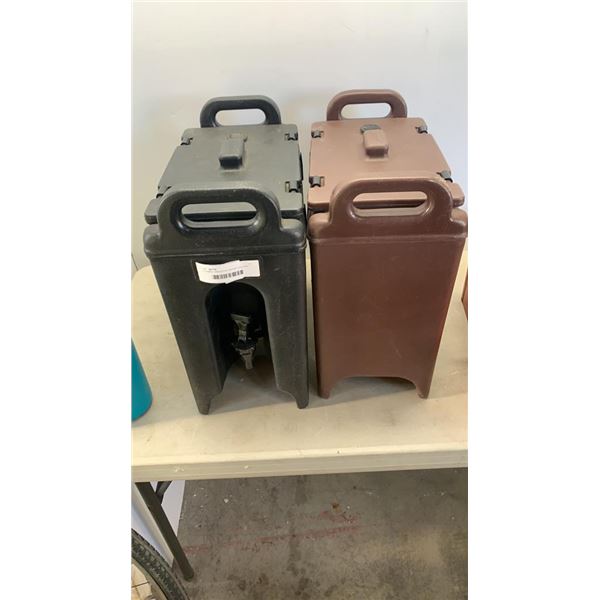 2 CAMBRO INSULATED WATER COOLERS