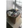 Image 3 : Box of poulan chainsaw, POS handheld, touchless dispenser and more