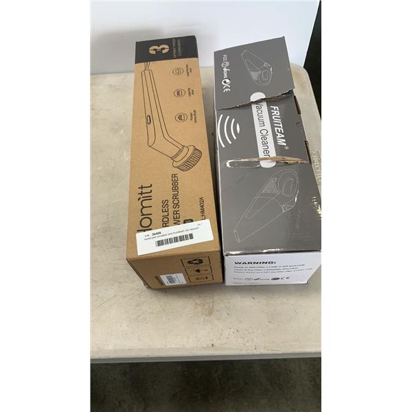 Homit pot scrubber and fruititeam car vacuum