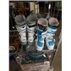 Image 1 : NORDICA TEAM 3 FIRE ARROW SKI BOOTS, AND 2 PAIRS NORDICA CRUISE NFS SKI BOOTS